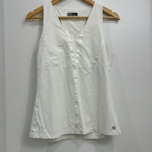 Barely worn white Lija tank top size large